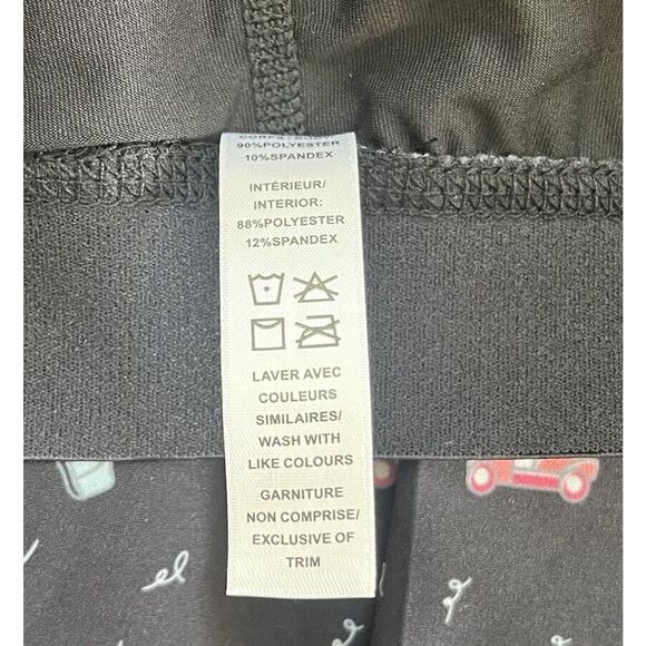 KYODAN Golf Activewear Skirt Skort Gold Print Size P/S - Picture 8 of 9